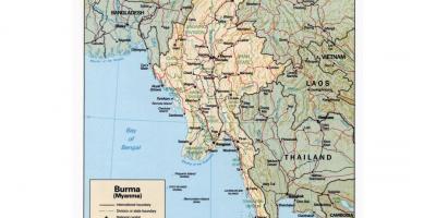지도,미얀마와 함께 도시