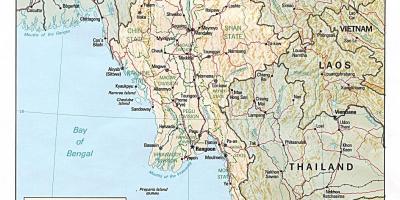 미얀마 오프라인 지도