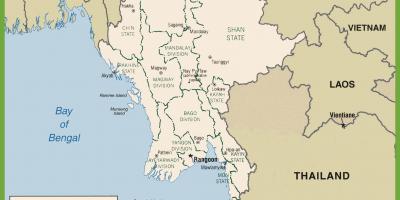 미얀마 정치 지도